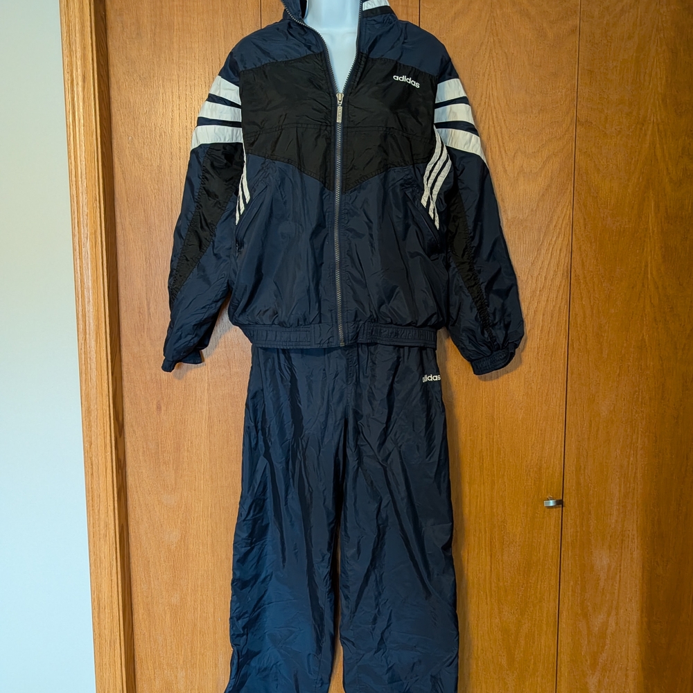 Adidas Navy & Black Youth XL Retro Tracksuit